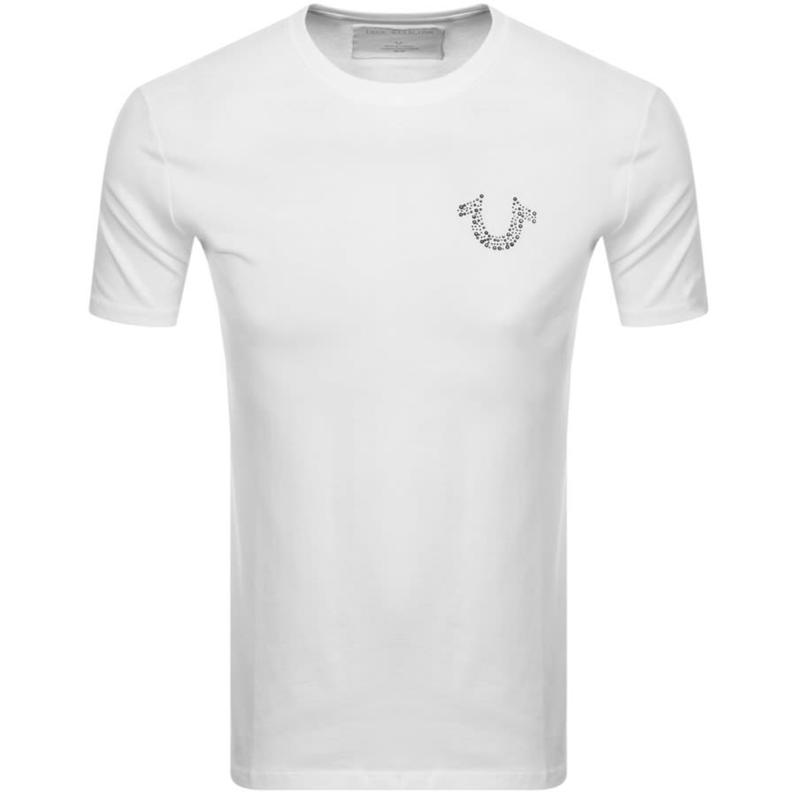 Alternative Image for ProductTrue Religion R Stones Logo T Shirt White1